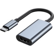 Duomigo USB-C to HDTV Adapter 4K 30Hz Video Converter, Type-C to TV Monitor Projector Adapter, Mirror & Extend Screen for Laptop Tablet Smartphone