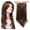 Brown, variant on Women's Seamless Natural Look Hair Replacement Patch for Thinning Hair Lightweight Comfort Wig for Daily Use