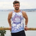 thumbnail image 6 of Salouo Round Snow Merry Christmas for Men's Tank Tops,Sleeveless Muscle Shirts for Men Quick Dry Workout Tank Top Gym Muscle Tee Fitness Bodybuilding Sleeveless T Shirt-3X-Large, 6 of 7