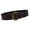Black, variant on Edgy Punk Rock Unisex Waist Belt For Jeans Hip Hop Rivets Crosses Charm PU Adjustable Strap