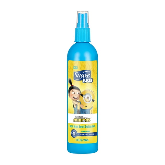 Suave Kids Leave In Conditioner Detangler Spray, Minions, 10 oz