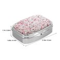 thumbnail image 2 of unbranded 2Ud Caja Porta Pastillas Con 2 Compartimentos Y De Rinestones Elegante Para Viaje, 2 of 8