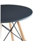 thumbnail image 2 of Mesa de Comedor Redonda Minimalista y Moderna Color Negro, 2 of 4