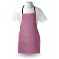 thumbnail image 4 of Victorian Apron, Toned Repetitive Motif with Royal Rococo Influences Pattern, Unisex Kitchen Bib with Adjustable Neck for Cooking Gardening, Adult Size, Pale Pink Dried Rose, by Ambesonne, 4 of 4