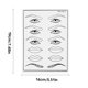 thumbnail image 4 of Minnieouse 5 uds. Piel de práctica de silicona maquillaje permanente ojos pieles plantilla Artificial profesional accesorios escuela de belleza Ayudas para vestirse con gancho de botón Minnieouse CE001508-00, 4 of 6