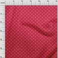thumbnail image 2 of oneOone Cotton Jersey Red Fabric Geometric Bandhani Craft Projects Decor Fabric Printed By The Yard 58 Inch Wide, 2 of 4