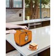 thumbnail image 3 of Christmas Gnomes Toaster Cover 2 Slice, Small Kitchen Appliance Covers, Winter Xmas Snowflakes Textured Orange Toaster Oven Cover with Loop, Bread Machine Cover Polyester Dust Cover Protection, 3 of 4