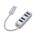 thumbnail image 2 of axGear Aluminum 4 Port USB 3.0 Hub 5Gbps High Speed Mini Portable Adapter For PC Laptop, 2 of 5