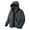 Gray, variant on Men's Hoodie Full Zip Up Hooded Jacket Sweatshirt Fleece Fall Winter Coat with Pocket