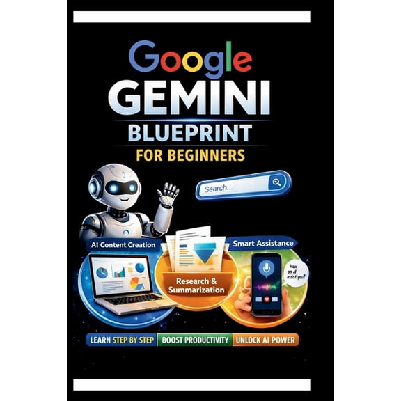 Tech Made Easy Google Gemini Blueprint For Beginners: Step-by-step instructions for integrating AI into your daily Workflow., (Paperback)