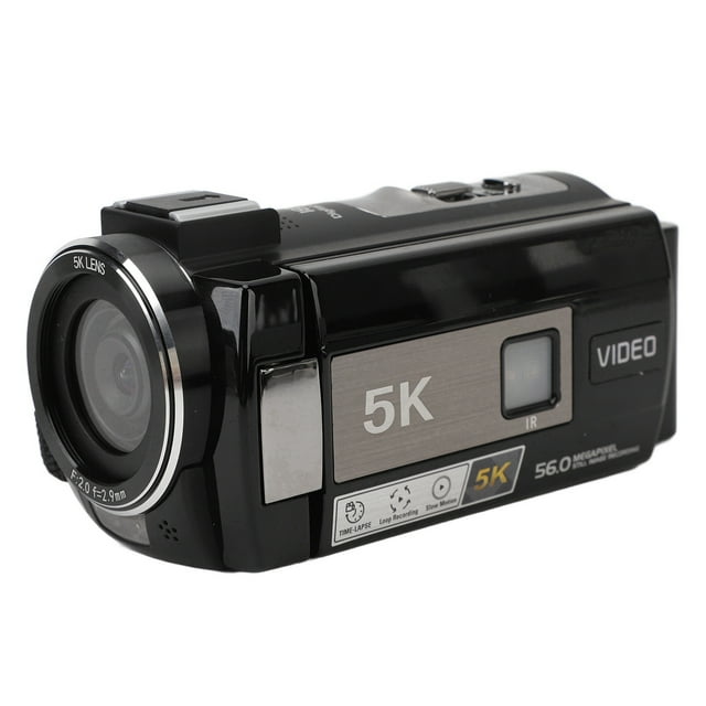 Cámara de videos de 5k Cámaga de Videas, Videocorda de 5k WiFi IR Visón Nocturna de 3 Pulgadas Touchsid para Fotogramación