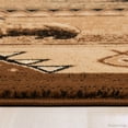 thumbnail image 7 of Brown Bear Wildlife Animal Print Forest Outdoor Area Rug (3' 9" x 5' 1"), 7 of 7