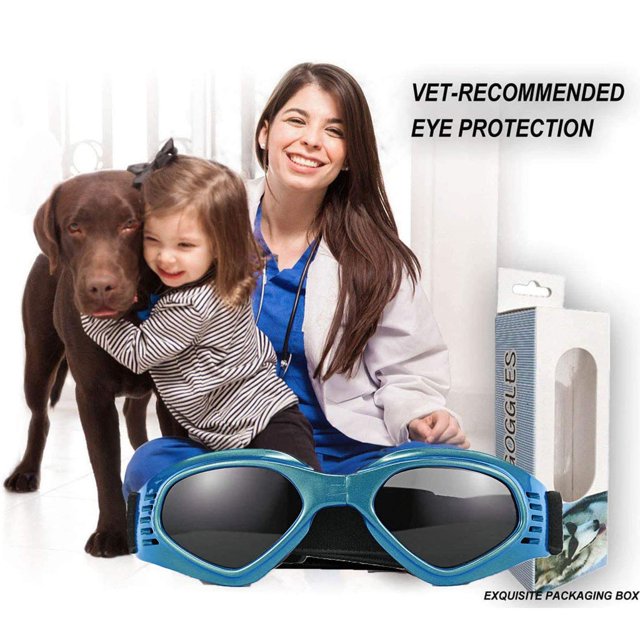 TopLLC Lunettes de Protection pour Petits et Moyens Chiens