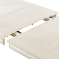 thumbnail image 5 of Furniture of America Arvin 90" Removable Leaf Extendable Dining Table, White Oak, 5 of 10