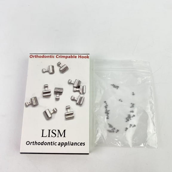 LISM Orthodontic appliances,Orthodontic Hooks Accessories Orthodontics Appliance Metal Materials Tools 10Pcs/Bag - 3 Bag