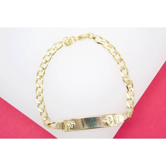 Gold Filled Bracelet With Screw Plate