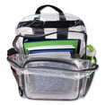thumbnail image 5 of Trailmaker Clear See Through Backpack| Transparent Clear Backpack Bags Stadium Approved for Mens, Women, Travel (Gray), 5 of 7