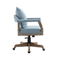 thumbnail image 4 of Office Chair, Adjustable Seat Height Swivel Chair with Soft Cushion Pillow Backrest and Roller Casters, 360° Swivel Computer Chair, 4 of 8