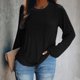 thumbnail image 2 of Top básico de manga larga para mujer de otoño e invierno para mujer Pompotops  FGAJ8066, 2 of 7
