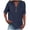 Navy, variant on Young Womens Clothes Kelon Short Sleeve Blouses for Women V Neck Boho Tops Blouses Business Casual Outfits Summer Outfits 2026 Fashion Clothing Blouses, 5XL