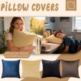 thumbnail image 2 of Pillow Cover Solid Velvet Throw Pillow Cover 1 Piece No Pillow Insert For Home Sofa Bedroom Office, 2 of 9
