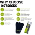 thumbnail image 4 of NotSocks™ - Insole Socks, Anti-Odor Washable Shoe Liners, One Size Fits Women’s 4-Men’s 12, Smoke Black, Reusable Sockless Comfort (3-Pack), 4 of 8