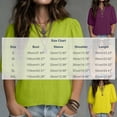 thumbnail image 3 of TARIENDY Summer Casual Shirts for Women Puff Sleeve Notch Neck T Shirt Loose Fit Solid Color Going Out Tops Trendy Outfits Khaki M, 3 of 6