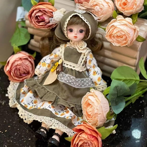Muñeca BJD Doll retcvk de 1/6 bolas articuladas, muñeca inteligente Blythe Doll
