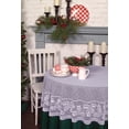 thumbnail image 2 of Heritage Lace Holly Vine - Mantel Redondo (178 cm), Color Blanco, 2 of 3