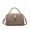 grey, variant on Genuine Cowhide Women Bag, Pebbled Leather Top Handle Crossbody Bag, Shoulder Purse