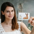 thumbnail image 4 of 1Sheet Christmas Winter Deer Rabbit Transparent Clear Stamps Snowflake Animal Embossing Stamp Sheets Silicone Clear Stamps Seal for DIY Scrapbooking and Card Making Paper Craft Decor, 4 of 8