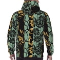 thumbnail image 7 of Picia Lilies Flowers Pattern Casual Men's Hoodie - Lightweight Hooded Sweatshirt with Kangaroo Pocket, Comfortable Pullover for Everyday, Travel-4X-Large, 7 of 7