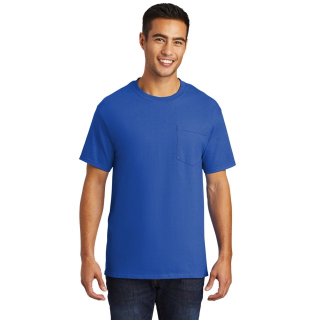 Port & Company? - Camiseta alta esencial con bolsillo. PC61PT Puerto & Compa??a PC61PT