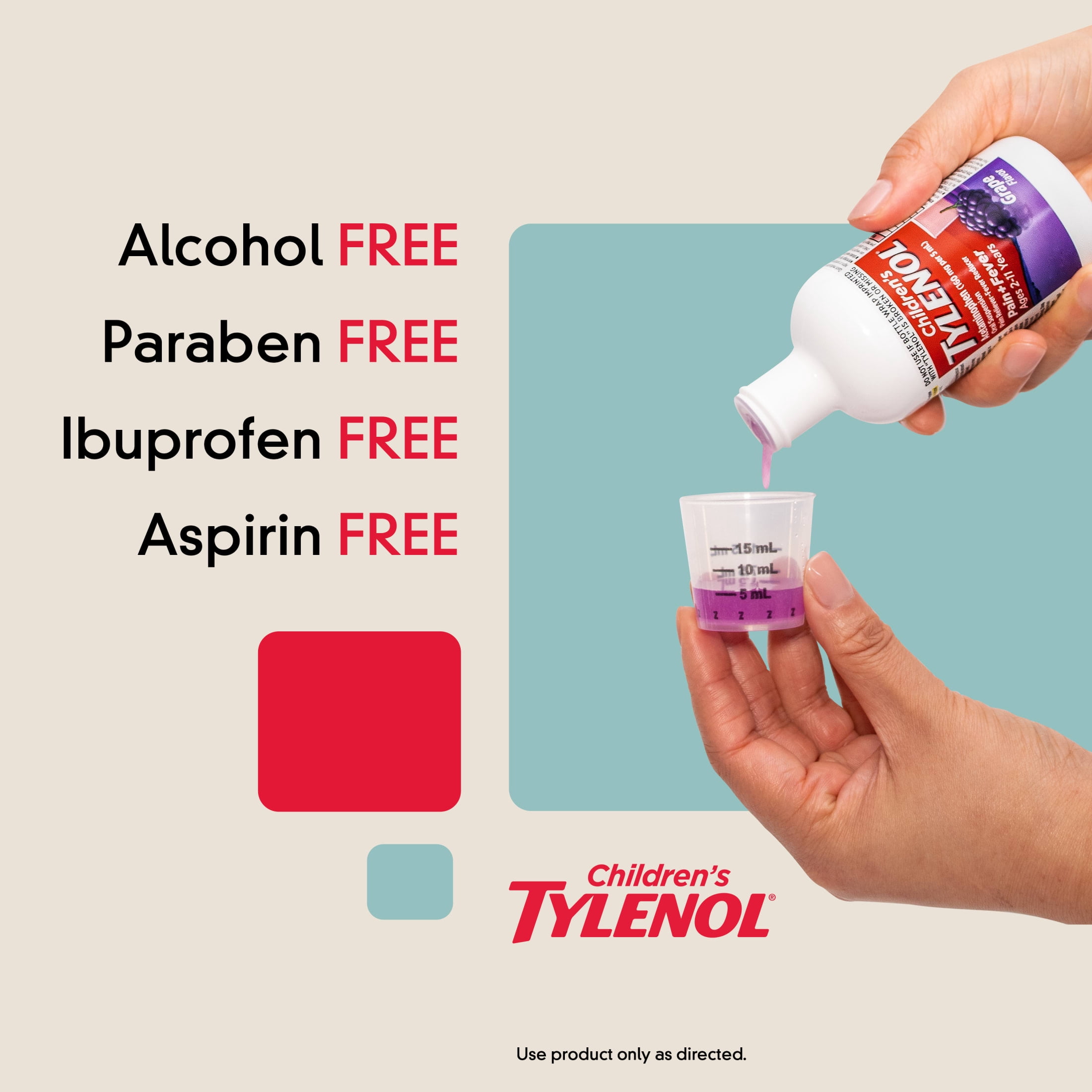 (3 pack) Children's Tylenol Liquid (4 fl. oz) & Chewables (24 Count), 2 pc bundle