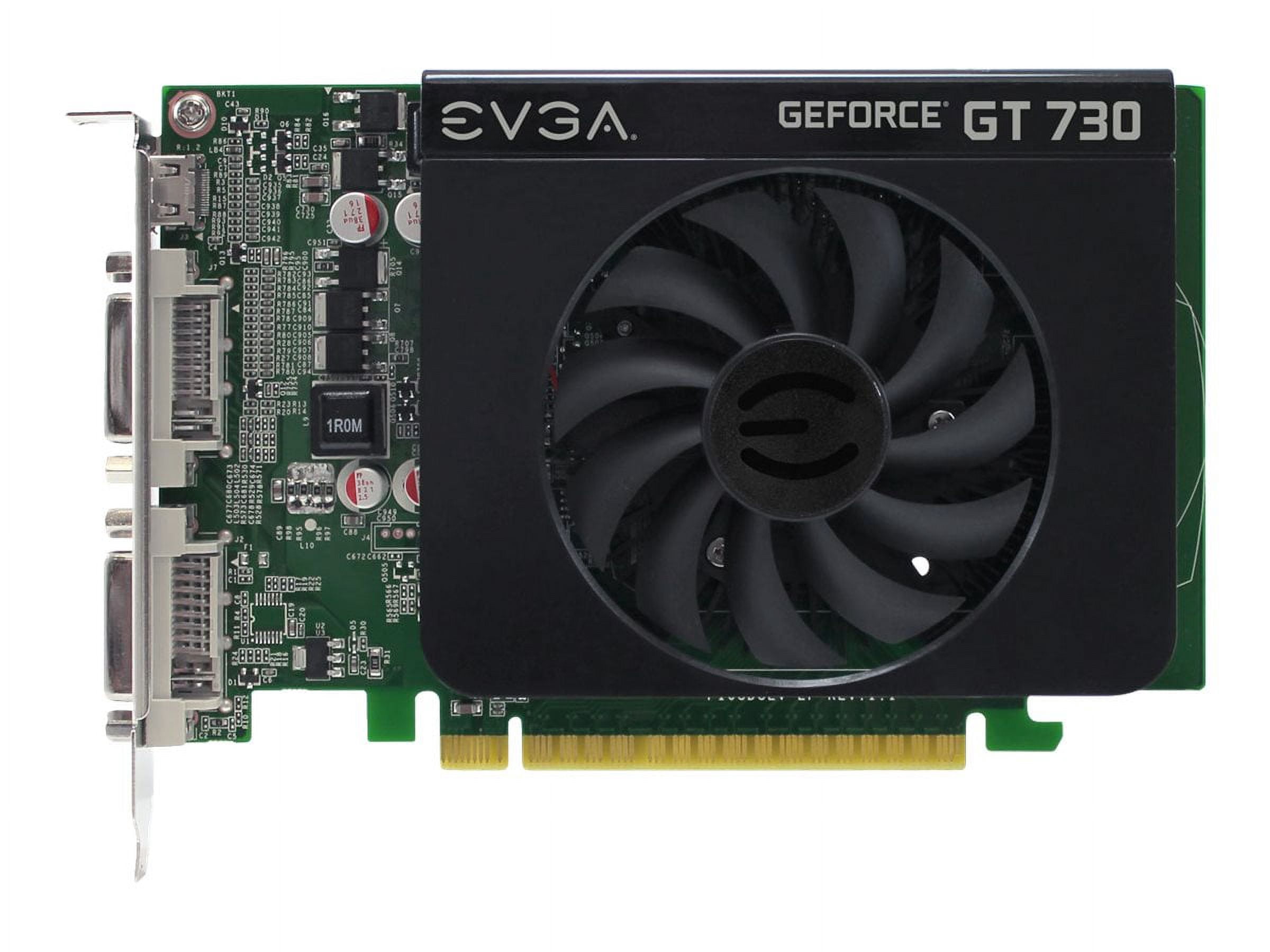 EVGA GeForce GT 730 700 MHz 4GB DDR3 PCIe 2.0 x16 Graphics Card - 04G-P3-2739-KR