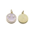 thumbnail image 2 of Cliobeads venta al por mayor DIY colgante joyería accesorios moda lindo esmalte encantos cara sonriente colgante Sincero Hogar, 2 of 6