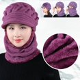 thumbnail image 3 of Vintervarm damförtjockning vindtät cap Stickad Bea, 3 of 5