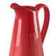 thumbnail image 2 of Jarra Para Agua Hecha de Cerámica 1 Litro Color Rojo Vita, 2 of 4