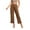 Khaki, variant on QUYUON High Waisted Cargo Pants Women High-Waisted Straight Tube Corduroy Casual Pants Women Dress Pants Long Pant Leg Length Joggers Pant Style N-6500 White M