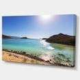 thumbnail image 2 of Blue Baja California Beach - Seashore Canvas Art Print, 2 of 3