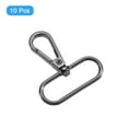 thumbnail image 3 of Uxcell 10 paquetes de cierres giratorios, gancho de presión de anillo ovalado de 1.5" con cierre de langosta, negro, 3 of 6