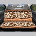 thumbnail image 6 of Pzuqiu Seat Protectors, Compatible with SUV Seats Van Seats, Car Seat Covers for Truck most Cars Full Set, Geometric Brown Pattern, 6 of 10