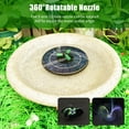 thumbnail image 4 of 6W Colorful Solar Fountain Pump With Rotatable Nozzle Rgb Led Light Solar Water Pump With Battery Auto-Shut Off 9 Inch Fountain For Bird Bath Garden S Pond, 4 of 7