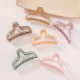 thumbnail image 3 of Pinzas para el cabello, cadena de color caramelo transparente, pajarita, mandíbula grande, juego de abrazaderas para el cabello, pasador de pelo grueso, accesorios para el cabello para mujeres y, 3 of 8