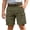Army Green, variant on Kids Boys Solid Color Cargo Shorts Knee Length Multiple Pockets Casual Style Stylish Bottoms for Summer Outdoor Activities Army Green 5 Years-6 Years