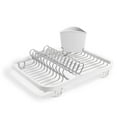 thumbnail image 1 of Umbra Sinkin Dish Rack,White/Nickel, 1 of 9