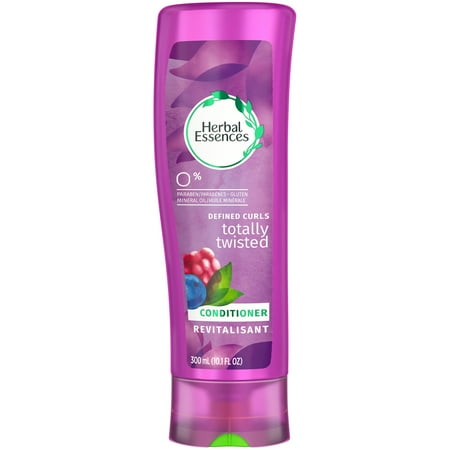 Herbal Essences Totally Twisted Curly Hair Conditioner with Wild Berry Essences, 10.1 fl oz