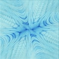 thumbnail image 1 of Ahgly Company Machine Washable Indoor Square Transitional Tron Blue Area Rugs, 7' Square, 1 of 7