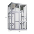 thumbnail image 5 of S-HOME 4 Platform Outdoor Cat Enclosure in Gray Crafted from Solid Wood with Galvanized Mesh Featuring for Indoor and Outdoor Use, 5 of 9