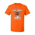 thumbnail image 2 of Wild Bobby, I Keep All My Dad Jokes in A Dad Base, Funny Father's Day Tee Father's Day Men Graphic Tee, Orange, X-Large, 2 of 3